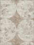Fulton wallpaper in brown taupe color - pattern number MW30008 - by Seabrook in the Metalworks collection