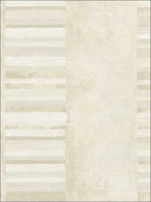 Judson wallpaper in white off white color - pattern number MW30310 - by Seabrook in the Metalworks collection