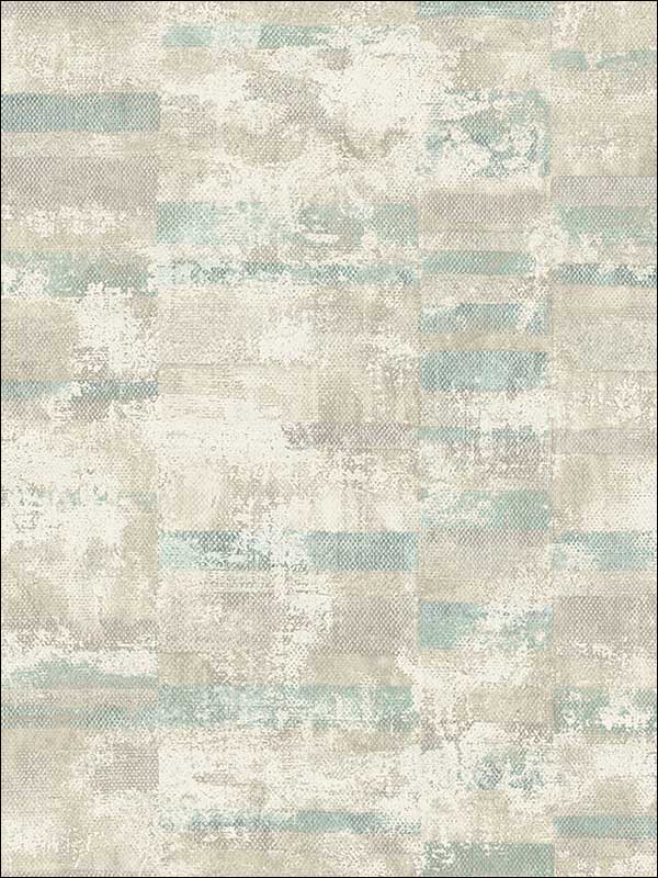 Gutenberg wallpaper in green color - pattern number MW30404 - by Seabrook in the Metalworks collection
