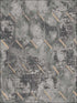 Whitney wallpaper in black color - pattern number MW30900 - by Seabrook in the Metalworks collection