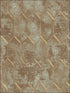 Whitney wallpaper in brown taupe color - pattern number MW30906 - by Seabrook in the Metalworks collection