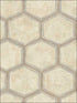 Wright wallpaper in warm neutral beige color - pattern number MW31505 - by Seabrook in the Metalworks collection