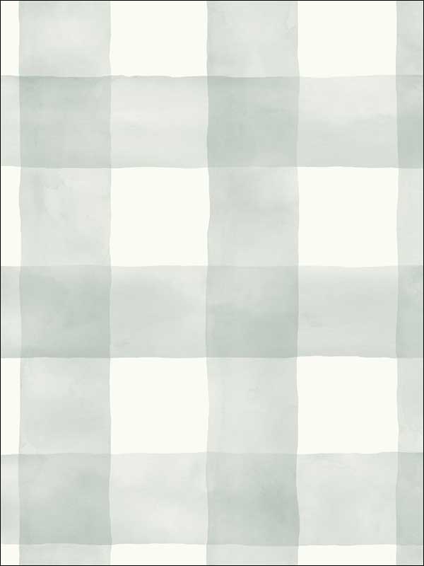 Watercolor Check fabric in grey and white color - pattern number MH1519 - by Magnolia Home by Joanna Gaines in the Magnolia Home collection