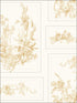 The Magnolia fabric in brown and white color - pattern number MH1546 - by Magnolia Home by Joanna Gaines in the Magnolia Home collection