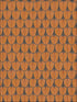 Narina fabric in burnt orange color - pattern number 109/10050.CS.0 - by Cole and Son in the The Ardmore Collection collection
