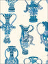 Khulu Vases wallpaper in blue and white color - pattern number 109/12059.CS.0 - by Cole and Son in the The Ardmore Collection collection