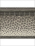 Zulu Border fabric in black and white color - pattern number 109/13061.CS.0 - by Cole and Son in the The Ardmore Collection collection