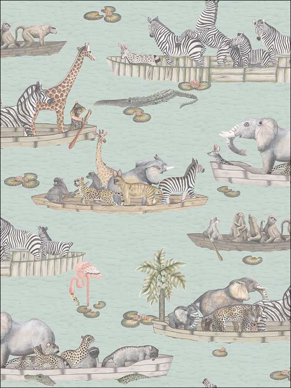 Zambezi wallpaper in multi coloured color - pattern number 109/14063.CS.0 - by Cole and Son in the The Ardmore Collection collection