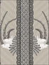 Jabu wallpaper in linen and black color - pattern number 109/3013.CS.0 - by Cole and Son in the The Ardmore Collection collection