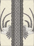 Jabu wallpaper in black and white color - pattern number 109/3014.CS.0 - by Cole and Son in the The Ardmore Collection collection