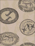 Matrinah wallpaper in stone and gilver color - pattern number 109/4020.CS.0 - by Cole and Son in the The Ardmore Collection collection