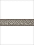 Ardmore Border border in black and white color - pattern number 109/5025.CS.0 - by Cole and Son in the The Ardmore Collection collection