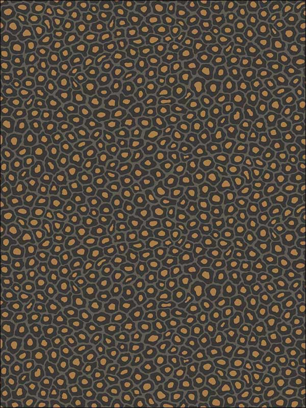 Senzo Spot fabric in charcoal color - pattern number 109/6032.CS.0 - by Cole and Son in the The Ardmore Collection collection