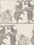 Safari Dance fabric in pale stone and grey color - pattern number 109/8037.CS.0 - by Cole and Son in the The Ardmore Collection collection