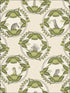 Ardmore Cameos wallpaper in stone and green color - pattern number 109/9041.CS.0 - by Cole and Son in the The Ardmore Collection collection