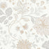 Alicia fabric in stone and gold color - pattern number 2007 - by Schumacher in the Borastapeter collection