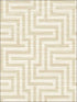 Faux Grasscloth Greek Key fabric in warm neutral beige color - pattern number TL30205 - by Pelican Prints in the Rittenhouse Square collection