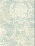 Floral Damask fabric in green color - pattern number TL31104 - by Pelican Prints in the Rittenhouse Square collection