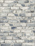 Brick wallpaper in blue color - pattern number TL31702 - by Pelican Prints in the Rittenhouse Square collection
