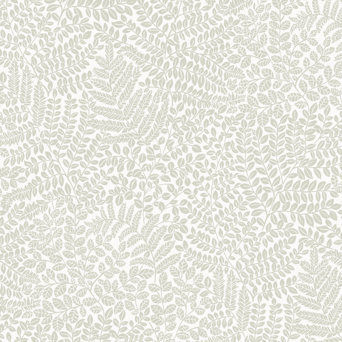 Bladverk wallpaper in sage color - pattern number 2020 - by Schumacher in the Borastapeter collection