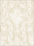 Framed Bouquet fabric in camel color - pattern number MV80001 - by Wallquest in the Vintage Home II collection