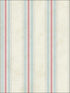 Vintage Stripe fabric in classical primary color - pattern number MV80307 - by Wallquest in the Vintage Home II collection