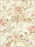 Antiqued Rose fabric in peachy color - pattern number MV80401 - by Wallquest in the Vintage Home II collection