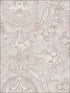 Frills Cameo fabric in violet color - pattern number MV80609 - by Wallquest in the Vintage Home II collection