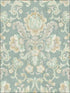 Vintage Cameo fabric in seafoam color - pattern number MV80904 - by Wallquest in the Vintage Home II collection