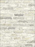 Vintage Brick fabric in soft neutral color - pattern number MV81408 - by Wallquest in the Vintage Home II collection