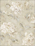 Vintage Floral Trail fabric in sand color - pattern number MV81507 - by Wallquest in the Vintage Home II collection