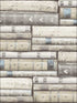 Library fabric in washed grey color - pattern number MV81808 - by Wallquest in the Vintage Home II collection