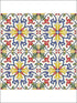 Tuscan Tile Peel and Stick Backsplash Tiles fabric in multicolor color - pattern number NH2365 - by Brewster in the Peel and Stick Backsplash Tiles collection