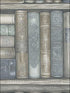 Bookcase fabric in slate color - pattern number LL36203 - by Patton Norwall in the Illusions 2 collection