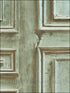 Weathered Wood Panel wallpaper in green color - pattern number LL36215 - by Patton Norwall in the Illusions 2 collection