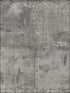 Metal Tile wallpaper in dark grey color - pattern number LL36224 - by Patton Norwall in the Illusions 2 collection