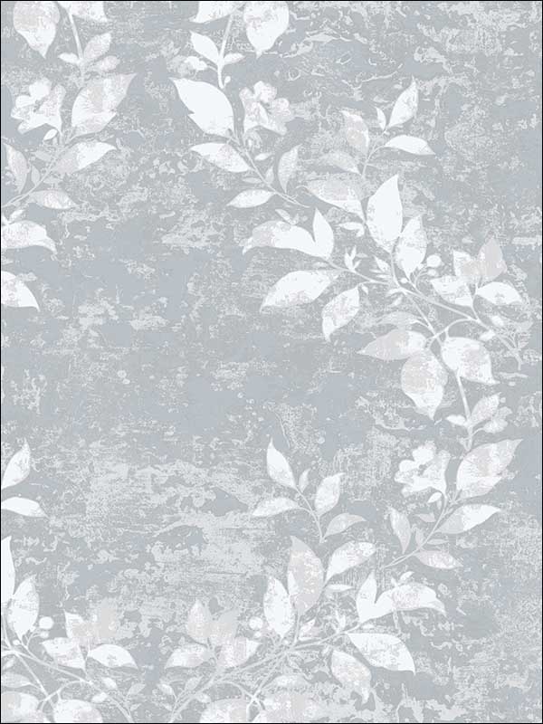 Oakdale fabric in steel blue and ivory color - pattern number CR75112 - by Carl Robinson in the Carl Robinson 15 Sea Glass collection