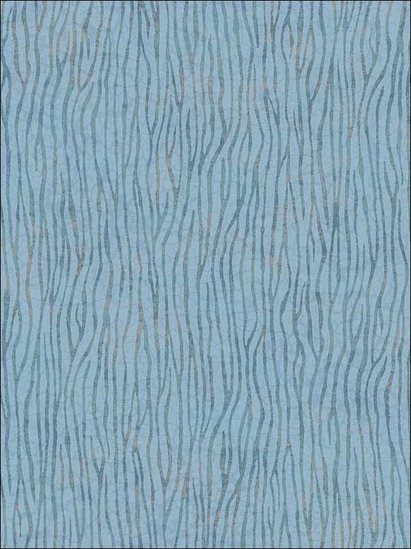 Odessa fabric in steel blue and baby blue color - pattern number CR75302 - by Carl Robinson in the Carl Robinson 15 Sea Glass collection
