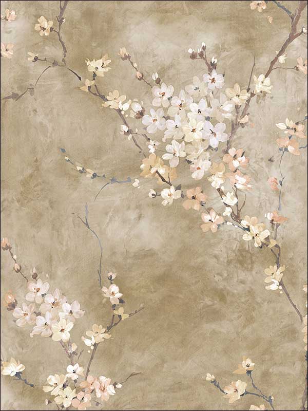 Ogden fabric in bronze and peach color - pattern number CR75506 - by Carl Robinson in the Carl Robinson 15 Sea Glass collection