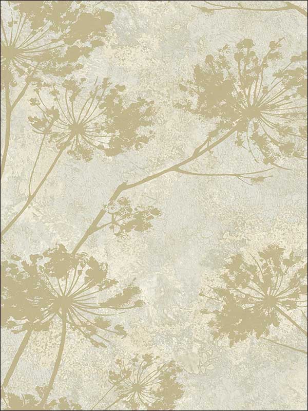 Oxford wallpaper in soft mint and gold color - pattern number CR77905 - by Carl Robinson in the Carl Robinson 15 Sea Glass collection