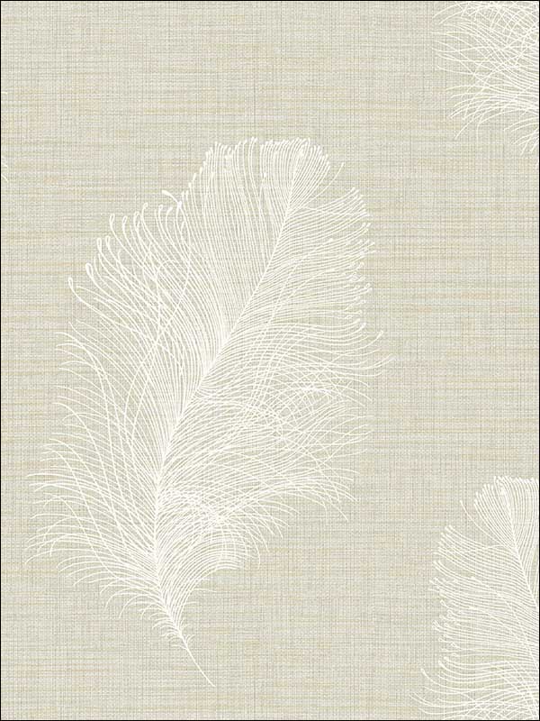 Orminston wallpaper in taupe and silver color - pattern number CR78203 - by Carl Robinson in the Carl Robinson 15 Sea Glass collection