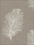 Orminston wallpaper in greige and gold color - pattern number CR78206 - by Carl Robinson in the Carl Robinson 15 Sea Glass collection
