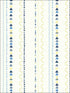 Volcano Stripe fabric in gold and blue color - pattern number FA40102 - by Seabrook in the Playdate Adventure collection