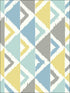 Dino Peak fabric in light blue gray and gold color - pattern number FA40212 - by Seabrook in the Playdate Adventure collection