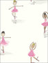 Tiny Dancers fabric in bubblegum and white color - pattern number FA40801 - by Seabrook in the Playdate Adventure collection