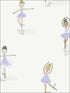 Tiny Dancers wallpaper in lilac and white color - pattern number FA40809 - by Seabrook in the Playdate Adventure collection