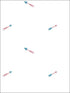 Hearts and Darts fabric in cerulean and crimson color - pattern number FA42302 - by Seabrook in the Playdate Adventure collection