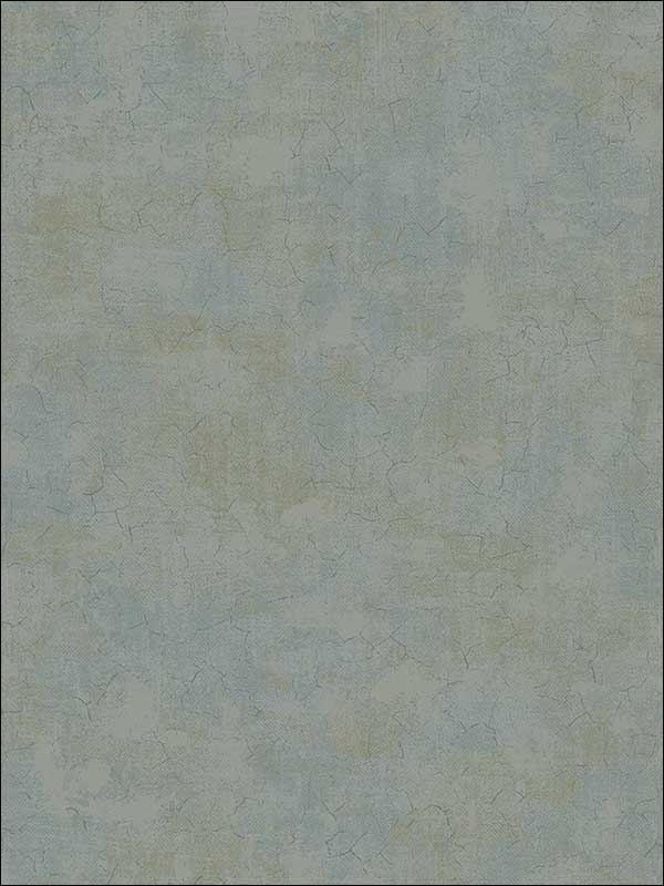 Textured Crackle Faux wallpaper in blue metallic gold color - pattern number 1430204 - by Seabrook in the Texture Anthology Vol 1 collection