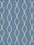 Cape Cod Rope Ogee fabric in 51312 color - pattern number TH51312 - by Pelican Prints in the Destination USA collection