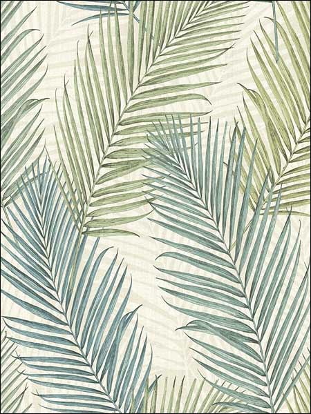 Florida Palms wallpaper in 51504 color - pattern number TH51504 - by Pelican Prints in the Destination USA collection
